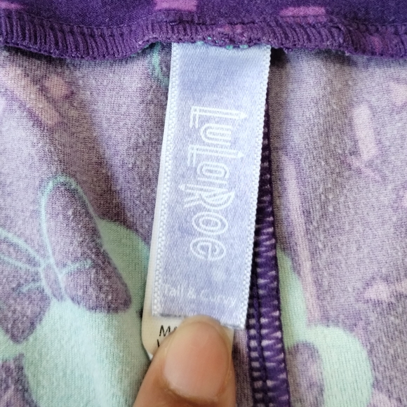 •LuLaRoe Disney Minnie Mouse Leggings Tall Curvy Women One Size - Picture 6 of 7